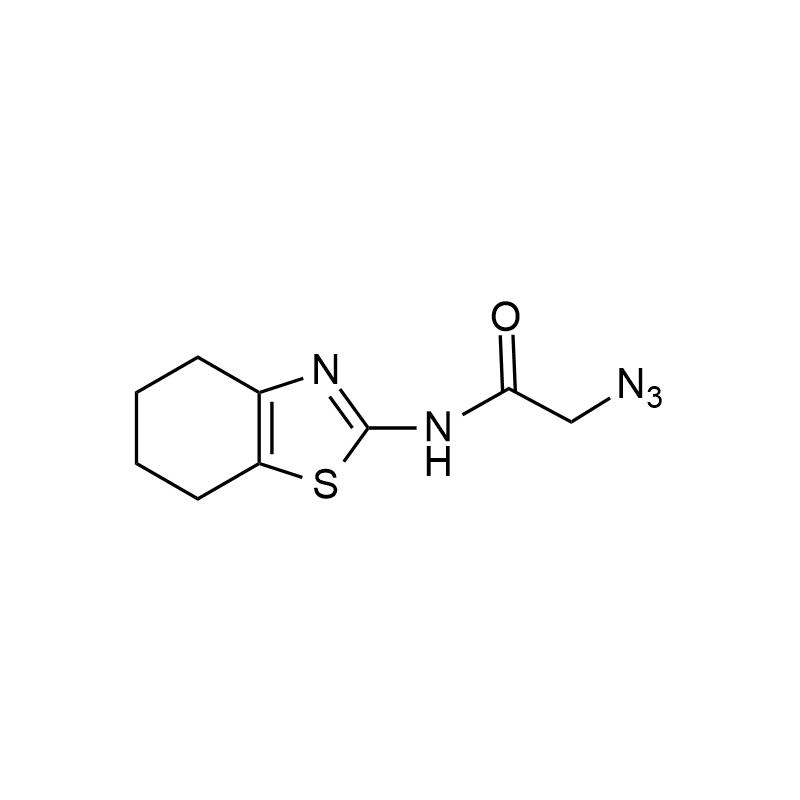 2-azido-N-(4,5,6,7-tetrahydro-1,3-benzothiazol-2-yl)acetamide