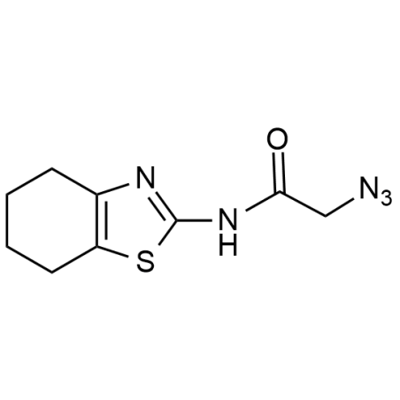 2-azido-N-(4,5,6,7-tetrahydro-1,3-benzothiazol-2-yl)acetamide