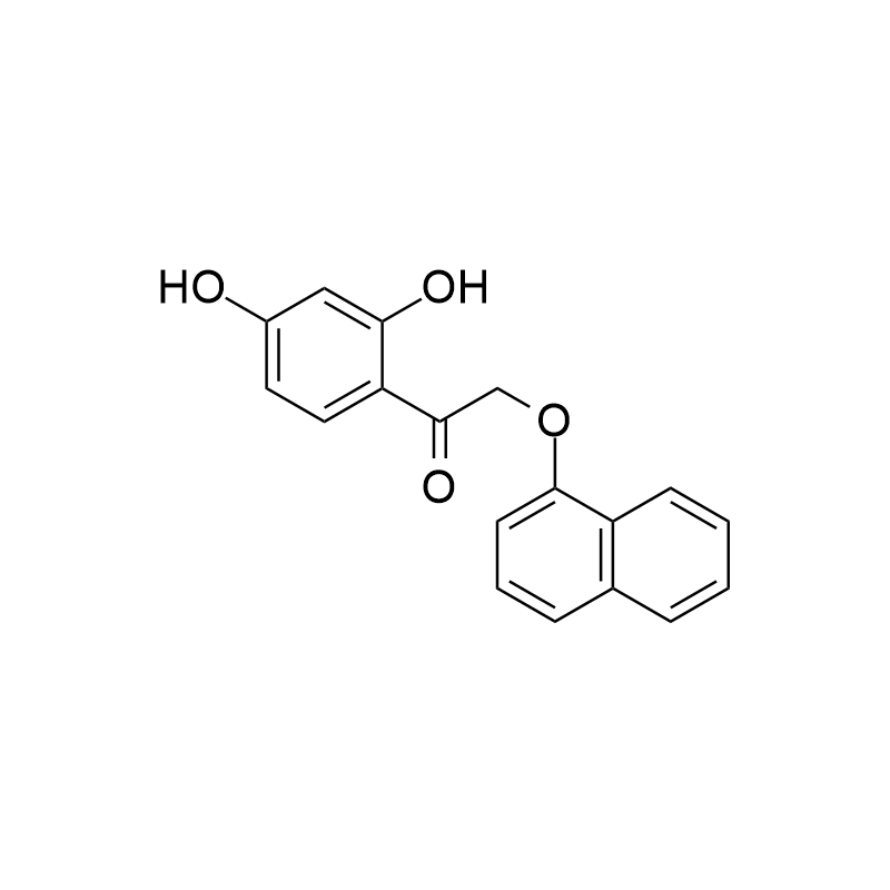 1-(2,4-Dihydroxyphenyl)-2-(1-naphthyloxy)ethanone