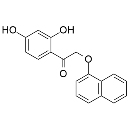 1-(2,4-Dihydroxyphenyl)-2-(1-naphthyloxy)ethanone