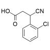 3-(2-Chlorophenyl)-3-cyanopropanoic acid
