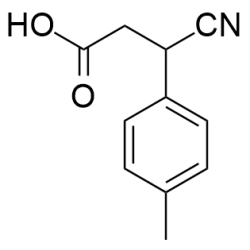 3-cyano-3-(p-tolyl)propanoic acid