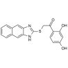 2-((1H-naphtho[2,3-d]imidazol-2-yl)thio)-1-(2,4-dihydroxyphenyl)ethanone