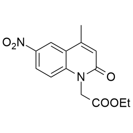 ethyl 2-(4-methyl-6-nitro-2-oxoquinolin-1(2H)-yl)acetate