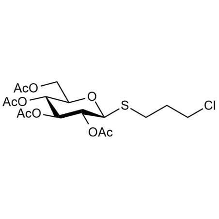 (2R,3R,4S,5R,6S)-2-(acetoxymethyl)-6-((3-chloropropyl)thio)tetrahydro-2H-pyran-3,4,5-triyl triacetate