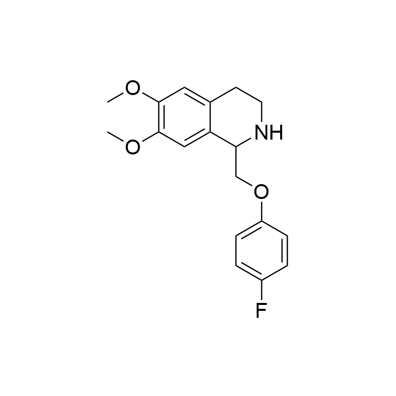 1-[(4-Fluorophenoxy)methyl]-6,7-dimethoxy-1,2,3,4-tetrahydroisoquinoline