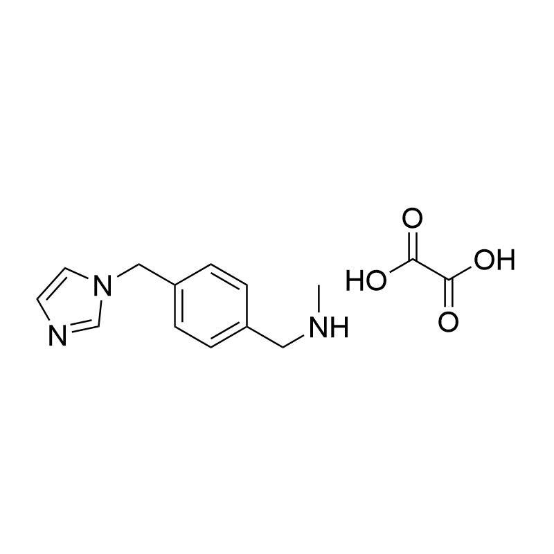 ((4-((1H-imidazol-1-yl)methyl)phenyl)methyl)(methyl)amine oxalic acid