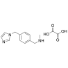 ((4-((1H-imidazol-1-yl)methyl)phenyl)methyl)(methyl)amine oxalic acid